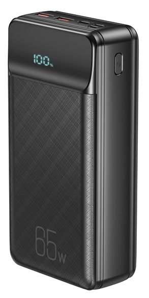 Портативний зарядний пристрій XO PR201 - 30000 mAh PD65W for laptop (Black) (6848770) 