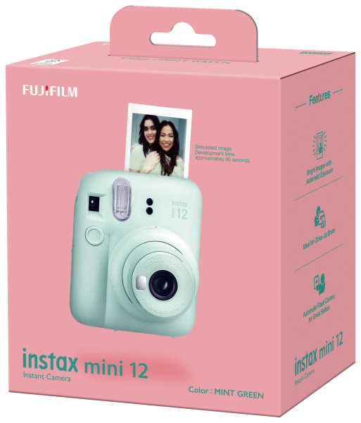 Камера миттєвого друку Fuji INSTAX MINI 12 Mint Green (6865297) 