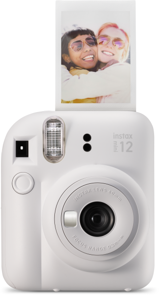 Камера миттєвого друку Fuji INSTAX MINI 12 Clay White (6865298) 