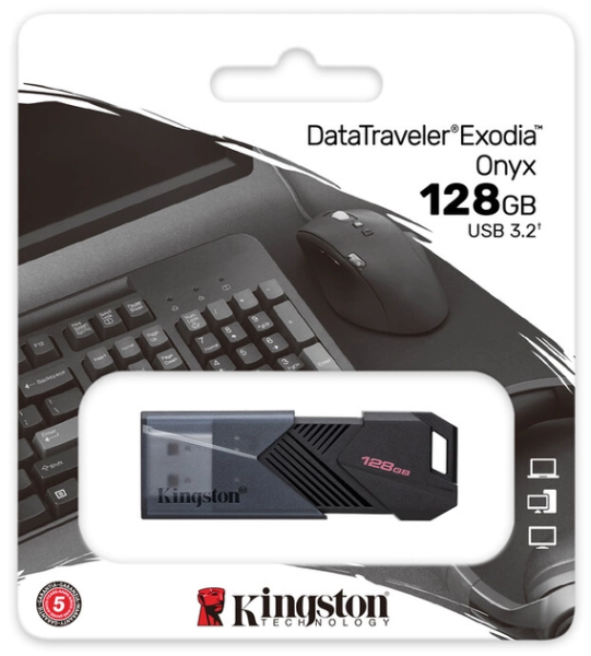 Flash Drive Kingston DT Exodia ONYX 128GB USB 3.2 (6865305) 