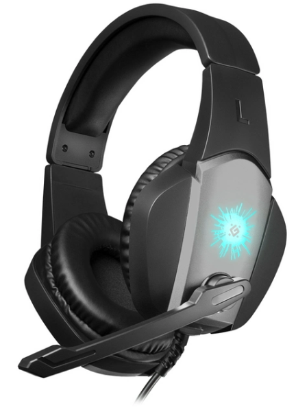 Гарнітура Defender X-Skull Black-Gray (64585)  (6794285) 