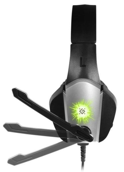 Гарнітура Defender X-Skull Black-Gray (64585)  (6794285) 