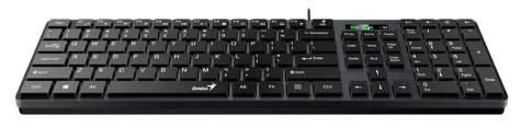 IT набір Genius C-126 SlimStar USB Black Ukr (6823064) 