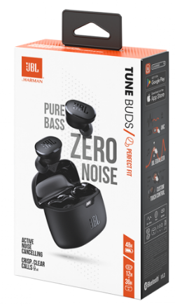 Гарнітура JBL TUNE BUDS Black (JBLTBUDSBLK) (6891592) 