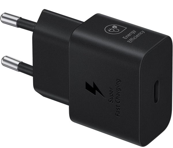 Мережевий зарядний пристрій Samsung 25W Travel Adapter + Type-C cable Black (EP-T2510XBEGEU) (6921948) 