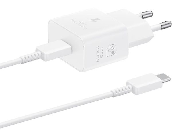 Мережевий зарядний пристрій Samsung 25W Travel Adapter + Type-C cable White (EP-T2510XWEGEU) (6921949) 
