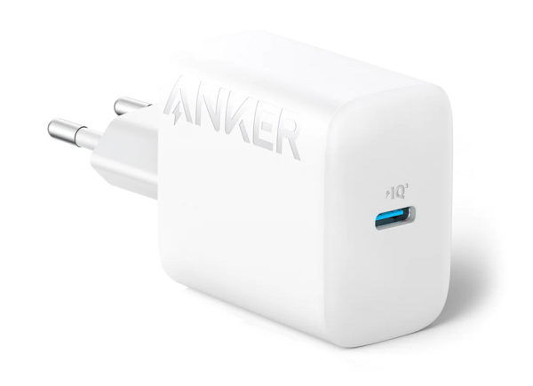 Мережевий зарядний пристрій Anker PowerPort - 20W USB-C White (6924819) 