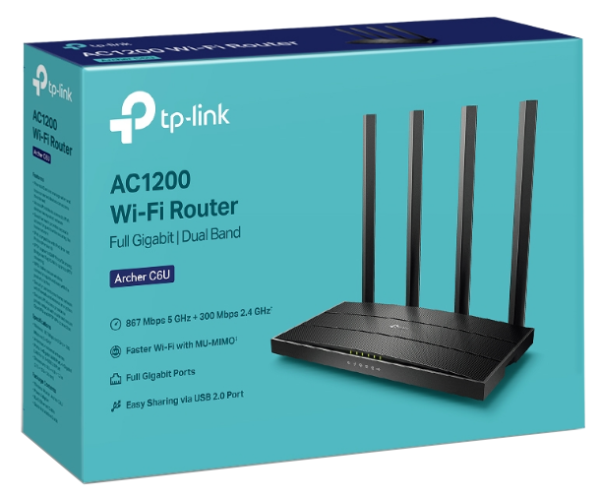 Бездротовий маршрутизатор TP-Link Archer C6U (6639166) 