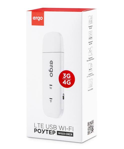 LTE USB Wi-Fi роутер ERGO W023-CRC9 (6931820) 