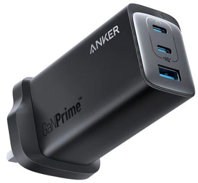 Мережевий зарядний пристрій Anker PowerPort 737 GaNPrime - 120W 2xPD & 1xPIQ PPS/DPDS Black - UK plug (6962340) 