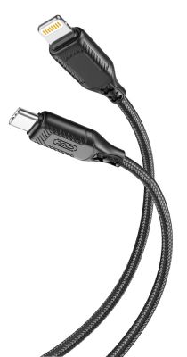 Кабель XO NBQ236A Braided Type-C to Lightning - 27W - 1m (Black)  (6974578) 