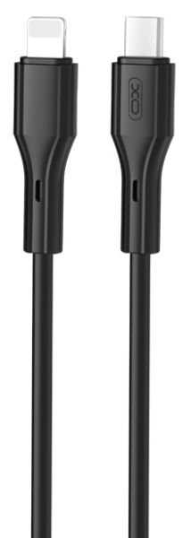 Кабель XO NBQ231A Rock Series Type-C to Lightning - 27W - 1m (Black)  (6974580) 