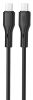 Кабель XO NBQ231B Rock Series Type-C to TYPE-C - 60W - 1m (Black)  (6974581) 