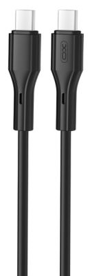 Кабель XO NBQ231B Rock Series Type-C to TYPE-C - 60W - 1m (Black)  (6974581) 