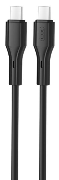 Кабель XO NBQ231B Rock Series Type-C to TYPE-C - 60W - 1m (Black)  (6974581) 