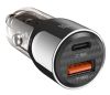 Автомобільний зарядний пристрій XO CC58 95W Car Charger Type-C PD 65W + USB-A 30W (Gray)  (6974562) 