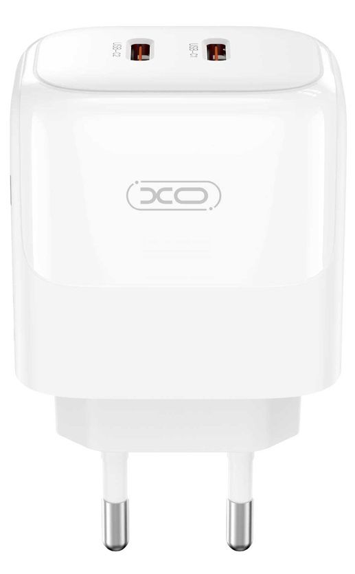 Мережевий зардний пристрій XO L140 - 35W PD Dual port USB-C White (6974568) 