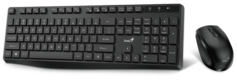 IT набір Genius KM-8206S UKR, Black (6982508) 