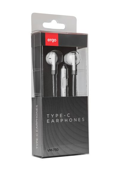 Гарнітура ERGO VM-730 Type-C White (6918163) 
