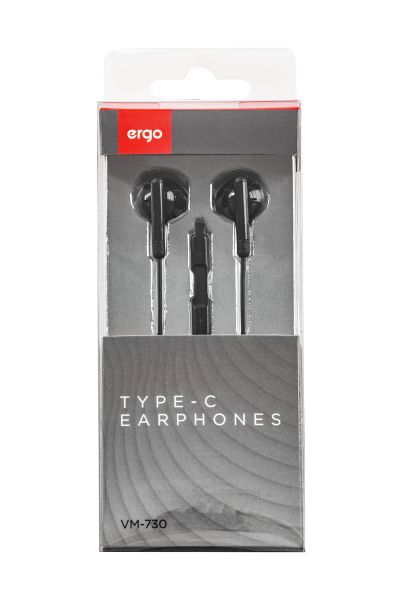 Гарнітура ERGO VM-730 Type-C Black (6918162) 