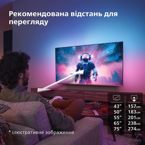 LED телевізор Philips 50PUS8919/12  (6989412) 