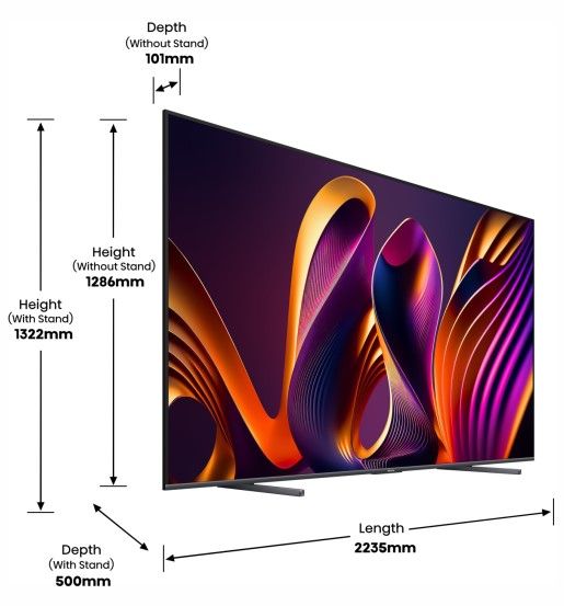 LED-телевізор Hisense 100E7NQ PRO  (6989892) 