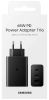 Мережевий зарядний пристрій Samsung 65W Power Adapter Trio (w/o cable) EP-T6530NBEGEU Black (6972206) 