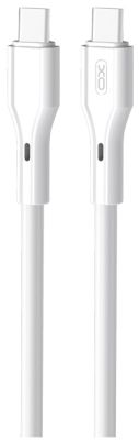Кабель XO NBQ231B Rock Series Type-C to Type-C - 60W - 1m White (6976052) 