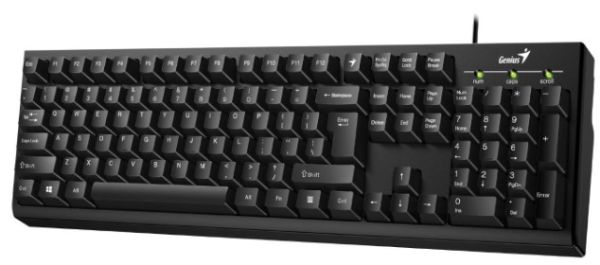 Клавіатура Genius KB-100 USB Black UKR (6803343) 