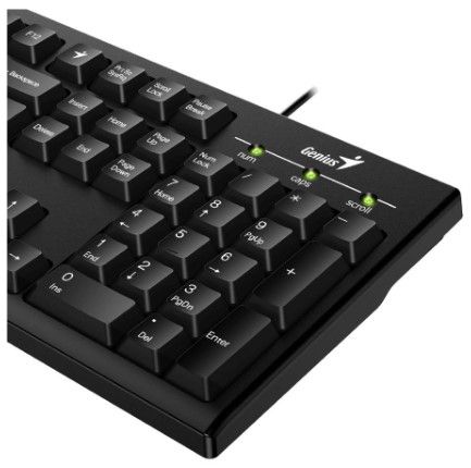 Клавіатура Genius KB-100 USB Black UKR (6803343) 