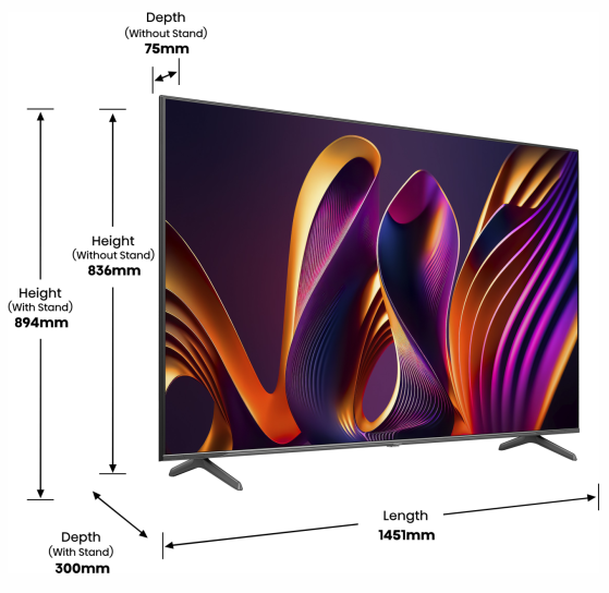 LED-телевізор Hisense 65E7NQ PRO  (6998096) 