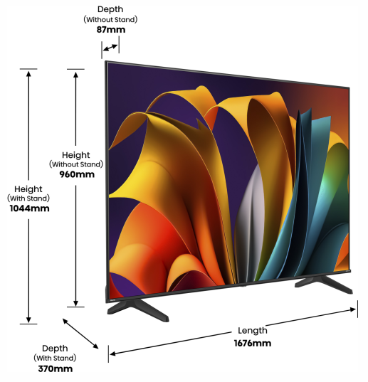 LED-телевізор Hisense 75A6N  (7005321) 
