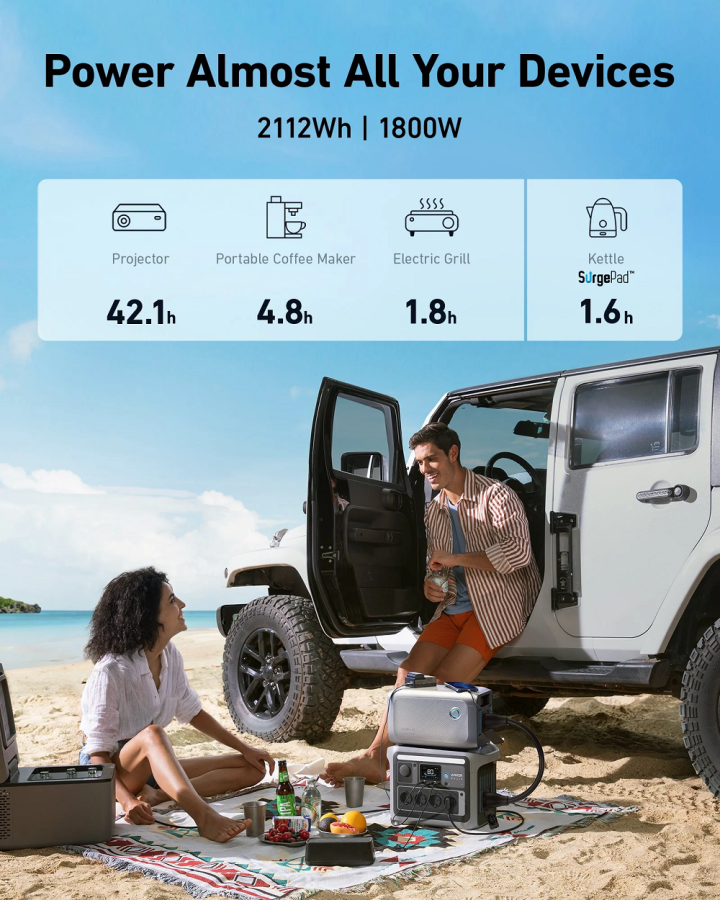 Дополнительная батарея Anker SOLIX  BP1000 Expansion Battery 1056Wh для Anker SOLIX C1000X