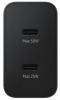 Мережевий зарядний пристрій Samsung 50W Power Adapter Duo (w C to C Cable) Black / EP-T5020XBEGEU (6994144) 