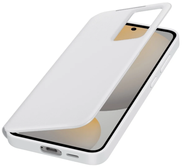 Чохол Samsung S24 FE Smart View Wallet Case White (EF-ZS721CWEGWW) (7024993) 