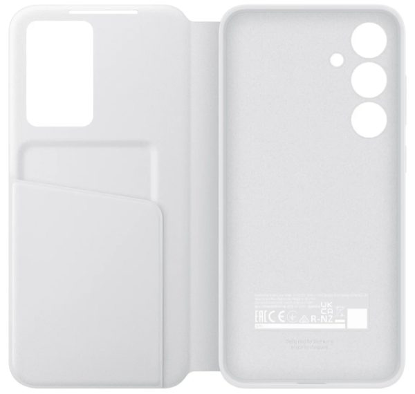 Чохол Samsung S24 FE Smart View Wallet Case White (EF-ZS721CWEGWW) (7024993) 