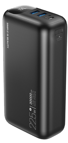 Портативний зарядний пристрій XO PR200 - 30000 mAh PD20W + QC22.5W Black (7005549) 