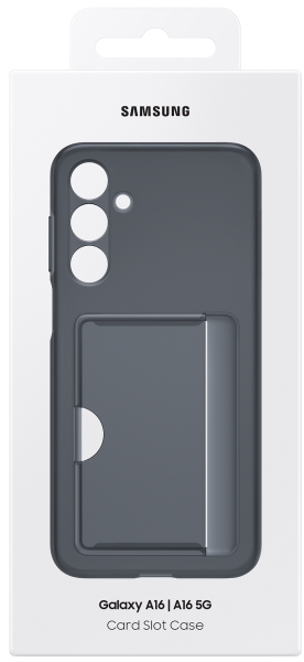 Чохол Samsung A16 Card Slot Case EF-OA166TBEGWW Black  (7058032) 