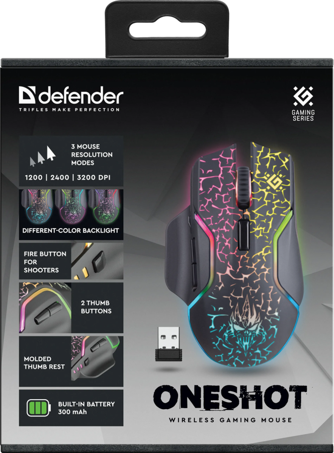 Миша Defender Oneshot GM-067 (52067)  (6944127) 