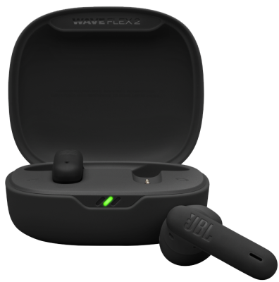 Гарнітура JBL WAVE FLEX 2 Black (JBLWFLEX2BLK)  (7065573) 