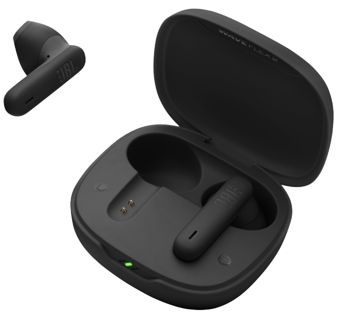 Гарнітура JBL WAVE FLEX 2 Black (JBLWFLEX2BLK)  (7065573) 