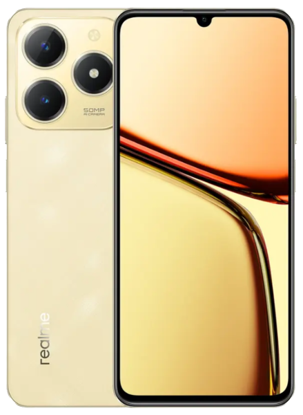 Смартфон Realme C61 8/256Gb NFC Sparkle Gold (7019343) 