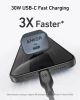 Мережевий адаптер ANKER PowerPort 511 Nano IV - 30W USB-C (Black Stone)