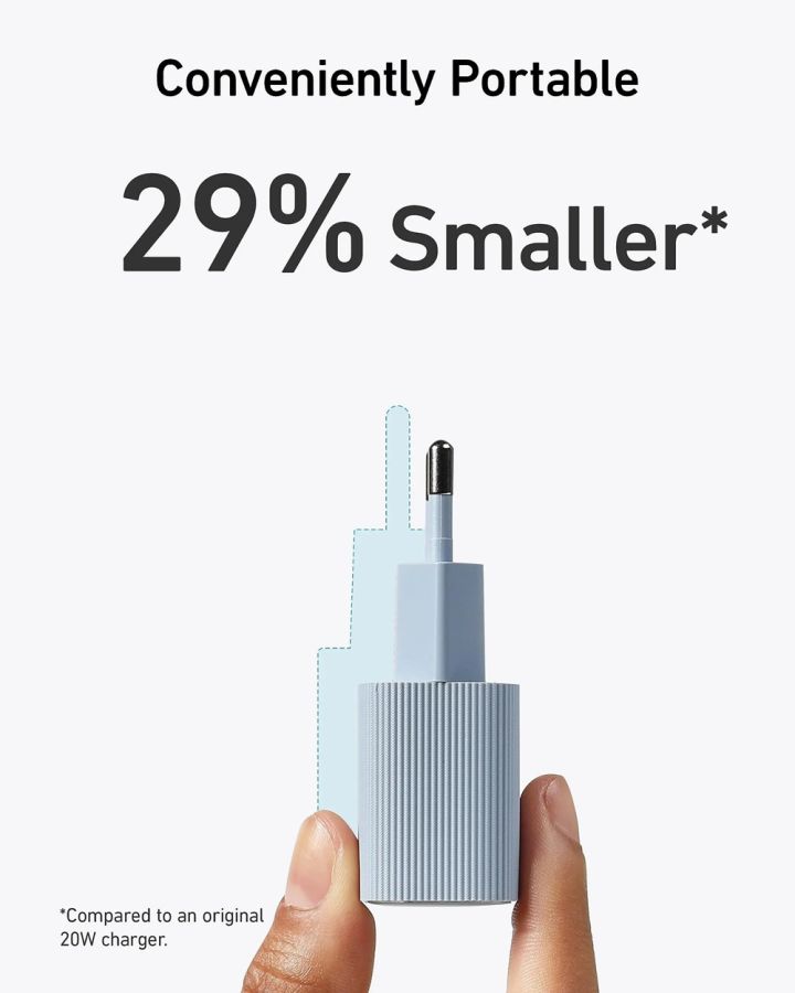 Мережевий адаптер ANKER PowerPort 511 Nano IV - 30W USB-C (Black Stone)