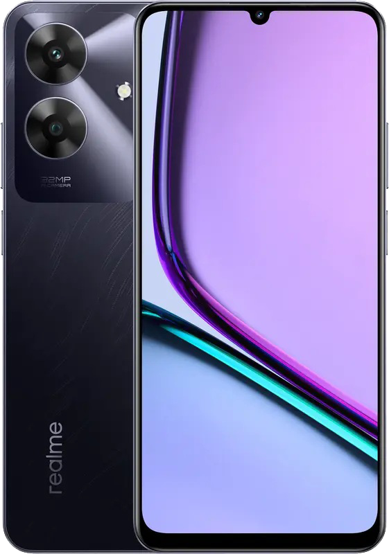 Смартфон Realme Note 60 4/128Gb Marble Black (7077259) 