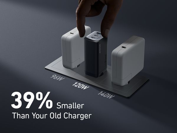 Мережевий зарядний пристрій Anker PowerPort 737 GaNPrime - 120W 2xPD & 1xPIQ PPS/DPDS Black (7079353) 