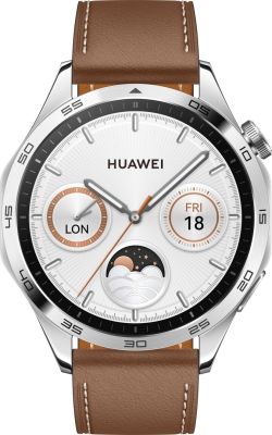 Смарт годинник Huawei Watch GT 4 46mm Classic Brown Leather (6927259) 