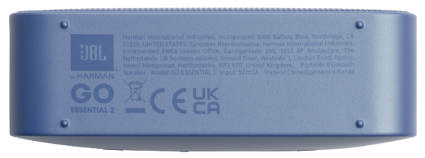 Портативна колонка JBL Go Essential 2 Blue (JBLGOES2BLUEU) (7089283) 