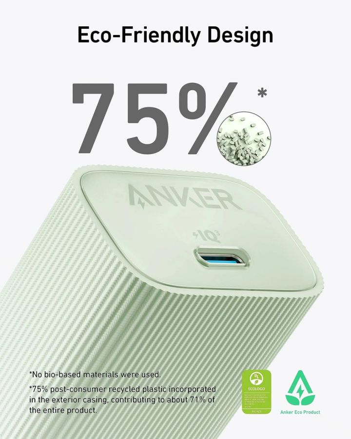 Мережевий адаптер ANKER PowerPort 511 Nano IV - 30W USB-C (Shell White)