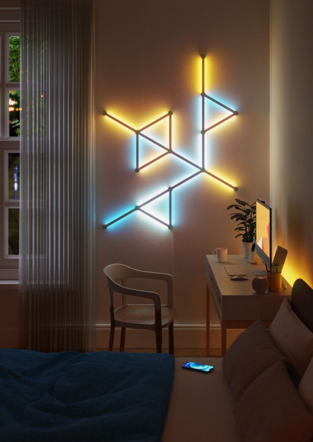 Умная система освещения Nanoleaf Lines - 60 Degrees Starter Kit - 9 шт.